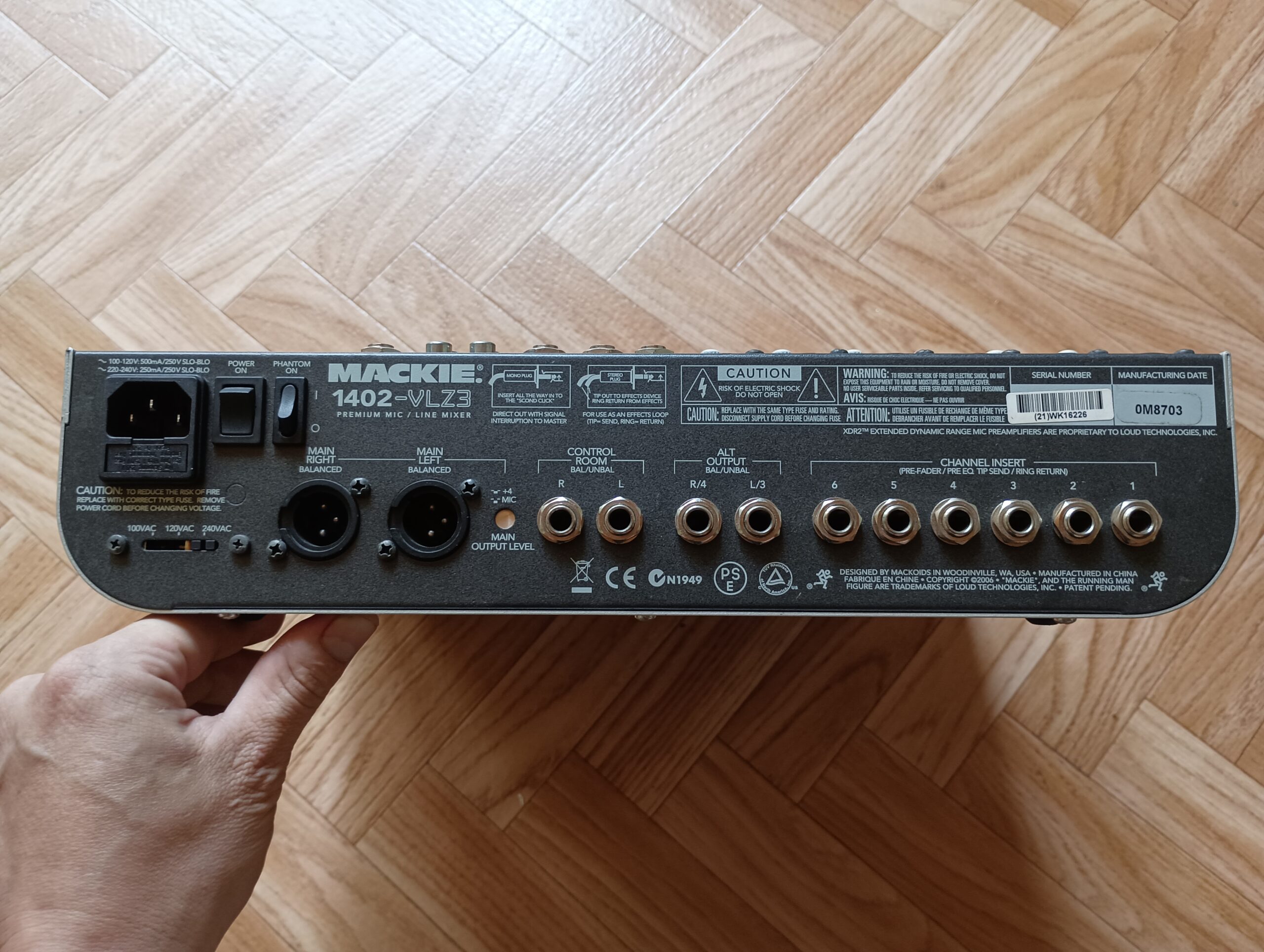 MACKIE 1402-VLZ3 Garso pultas - Image 2